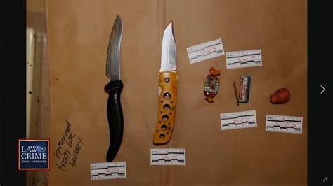 Grisly new Taylor Schabusiness crime scene pictures show knives she used to 'torture and ...