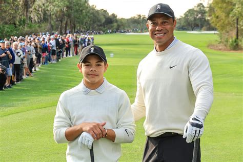 Tiger Woods and Son Charlie Were Total Twins at a Golf Tournament This ...