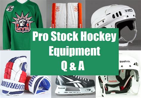 Pro Stock Hockey Equipment Q and A