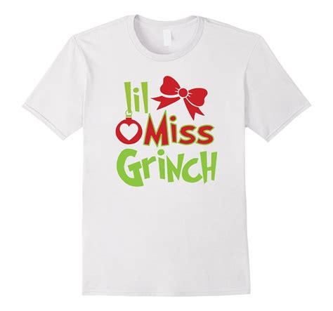 lIL Miss Grinch Christmas Tee, Top, Shirts For Girls Women-ANZ – Anztshirt