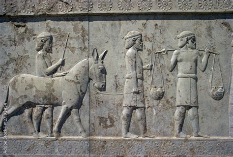 Reliefs, Persepolis, Iran Stock Photo | Adobe Stock