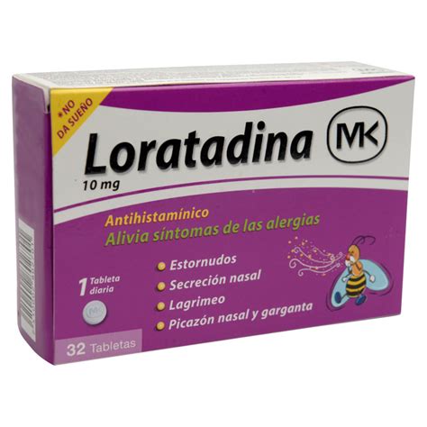 Comprar Loratadina Mk 10 Mg X 32 Tabletas - Precio Indicado por Unidad ...