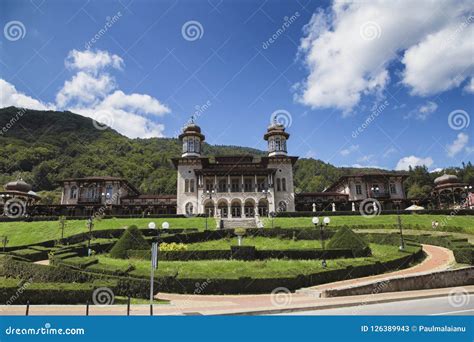 Old Casino and Castle Hotels in Slanic Moldova, Romania Editorial Stock Photo - Image of castle ...