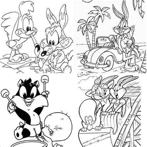 20 Free Looney Tunes Coloring Pages for Kids and Adults