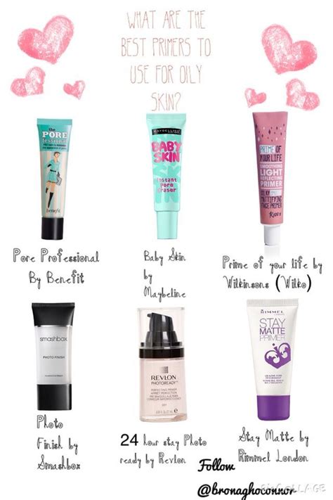 Oily skin makeup, Primer for oily skin, Best makeup products