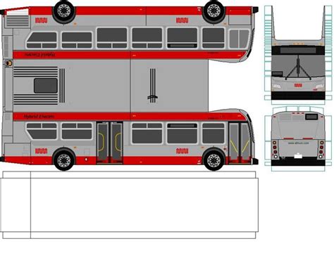 25 best images about Paper Bus Models on Pinterest