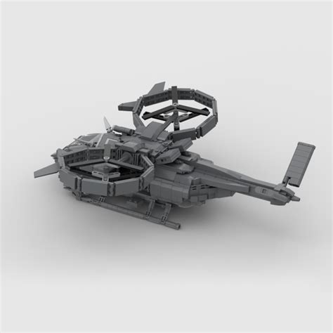 MOC Factory Movies and Games 130443 Avatar RDA Helicopter Aerospatiale ...