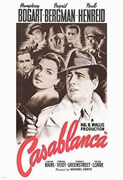 Casablanca - Movie Poster: Regular 24 inches x 36 - Blacklight.com