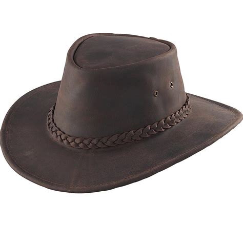 Australian Hat- Brown, Medium - Henschel 2960-75-M - Hats - Camping World