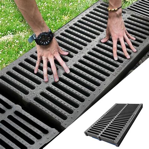 Grille de Drainage, Couvercle de Regard, Caniveau Exterieur Grille de Drainage, Systèmes de ...