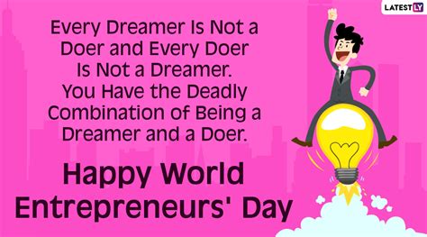 World Entrepreneurs’ Day 2020 Wishes: WhatsApp Messages, Greetings, HD ...