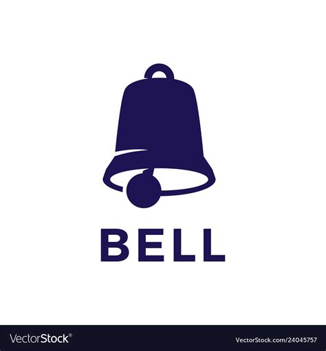 Bell logo icon Royalty Free Vector Image - VectorStock