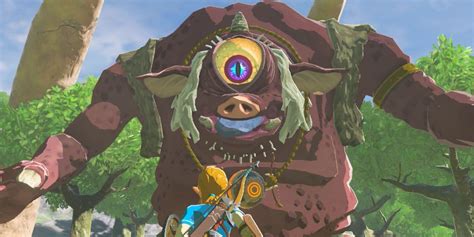 BOTW Hinox Foils Strategic Attack With Unexpected Brute Strength