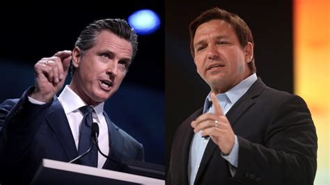 UPDATE: California Governor Gavin Newsom and Florida Governor Ron ...