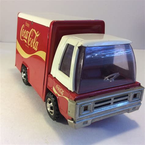 Vintage Toy Truck Coca Cola Delivery Truck Complete with