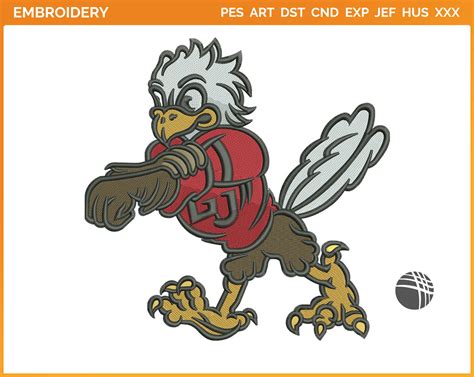 Liberty Flames - Mascot Logo (2013) - College Sports Embroidery Logo in ...