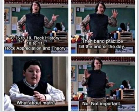 School of rock | Funny movies, School of rock, Movie quotes