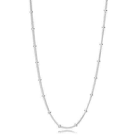 Pandora Silver Beaded Necklace Chain - 397210-70 | Ben Bridge Jeweler