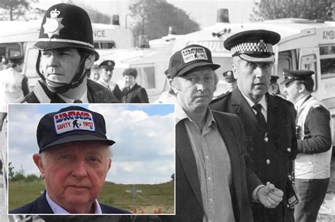 Arthur Scargill returns to Orgreave site where he was ''knocked unconscious by a paramilitary ...