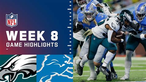 Eagles vs. Lions Week 8 Highlights | NFL 2021 - YouTube