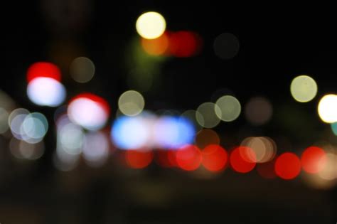 Premium Photo | Photo of street light bokeh