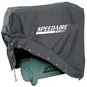 SPEEDAIRE Vinyl Backed Polyester Air Compressor Cover, Black - 20VD58|20VD58 - Grainger