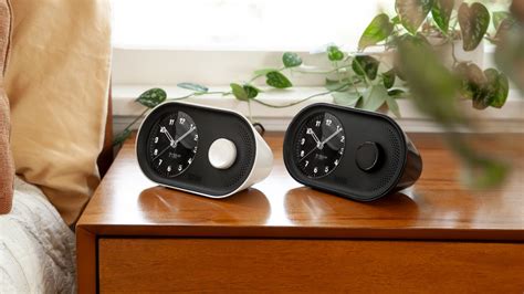 Arc Alarm Clock combines analog and modern with a discreet digital ...