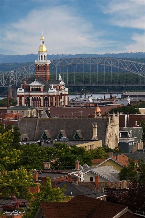 Dubuque Iowa Photograph by Jane Melgaard - Pixels