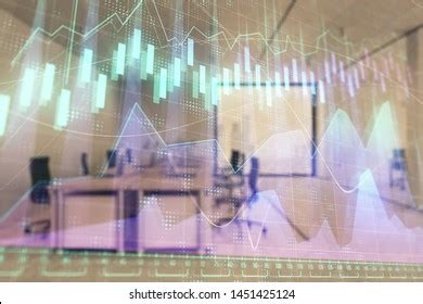 Stock Market Chart Trading Desk Bank Stock Photo 1451425124 | Shutterstock