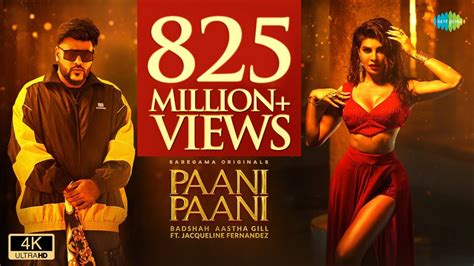 Badshah - Paani Paani | Jacqueline Fernandez | Official Music Video | Aastha Gill | Trending ...