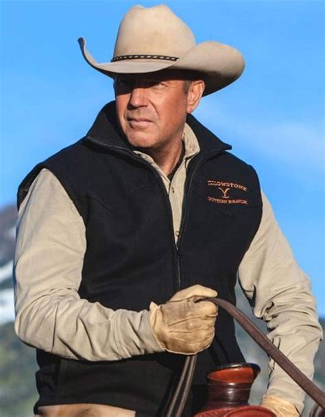 John Dutton Yellowstone Kevin Costner Vest | Celebs Outfits