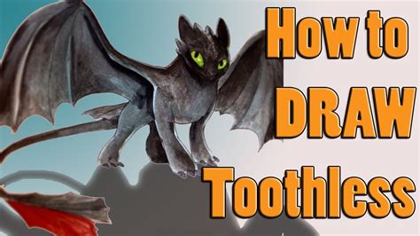 How to draw Toothless - YouTube