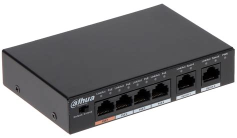 SWITCH POE PFS3006-4ET-60 4-PORT DAHUA - PoE switches with up to 6 ports - Delta