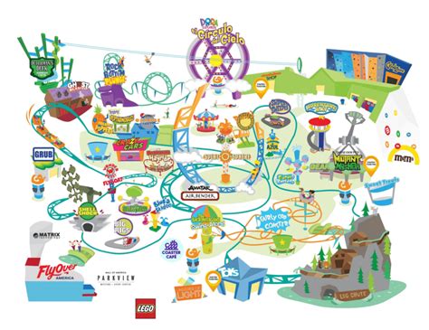 Nickelodeon Universe Map and Brochure (2011 - 2024) | ThemeParkBrochures.net