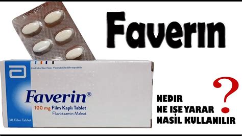 FAVERİN (Fluvoksamin) Nedir, Niçin Kullanılır, Nasıl Kullanılır, Yan Etkileri Nelerdir? - YouTube