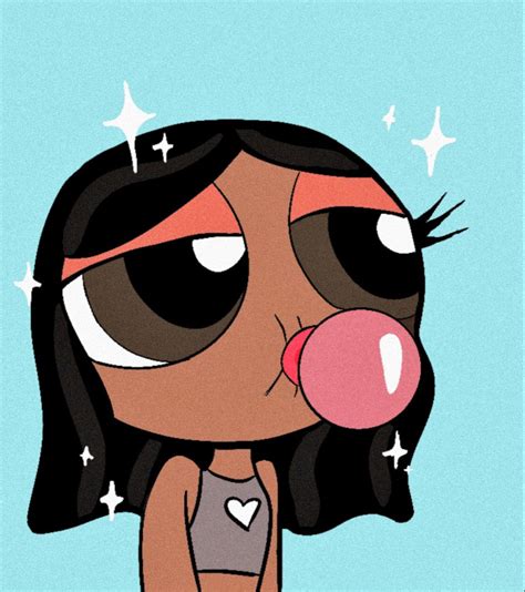 Aesthetic powerpuff girl with black hair | Girls cartoon art, Powerpuff ...