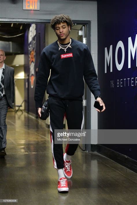 Kelly Oubre Jr. #3 of the Phoenix Suns arrives for the game against... | Kelly oubre, Kelly ...