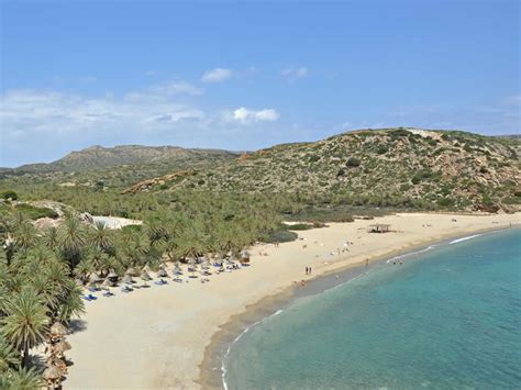 Vai beach Finikodasos Crete Sitia Beach Sitia Lasithi Info and Map