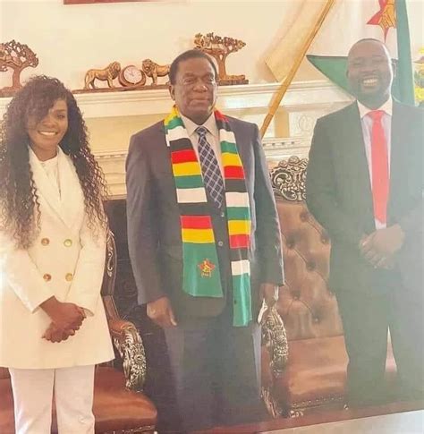 Comedian Mai Titi Meets President Emmerson Mnangagwa - iHarare News