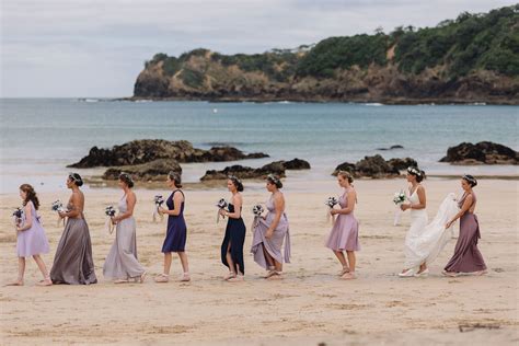 New Zealand northland beach wedding