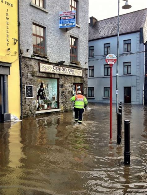 PIC: Galway hit by flash floods as weather warning issued