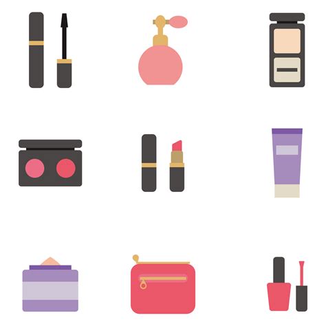 Lipstick Icons Makeup Vector Cosmetics Make-Up Pack Transparent HQ PNG Download | FreePNGImg
