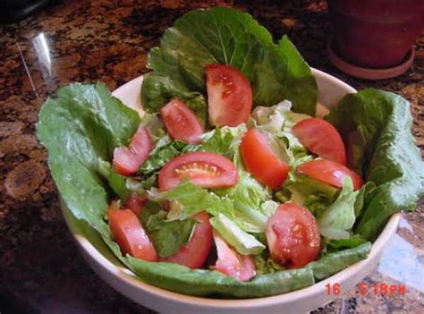 Romaine Lettuce Salad With Lemon Garlic Dressing Recipe | Just A Pinch