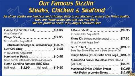 Menu at Captain Steve's Seafood restaurant, Charlotte, Monroe Rd