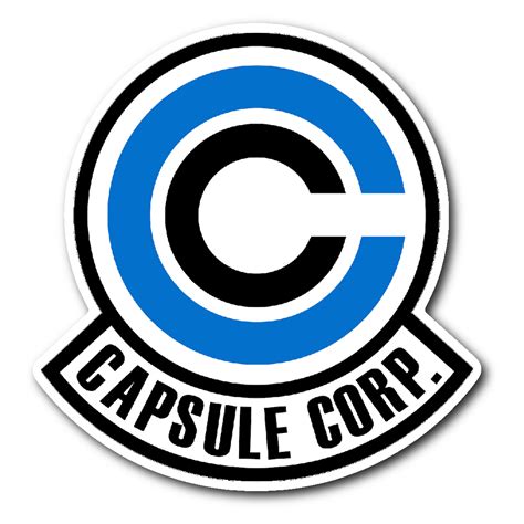 DRAGON BALL Z - Exclusive Capsule Corp Logo Sticker Shirt Store, Logo Sticker, Chicago Cubs Logo ...