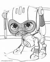 Spy Gear Pages Coloring sketch template