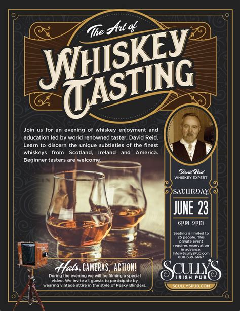 Whiskey Tasting Events 2025 - Ivan Webb