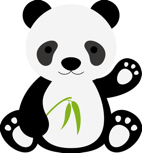 Cute Pandas Png Transparent Cute Panda Vector Material Panda Cartoon ...