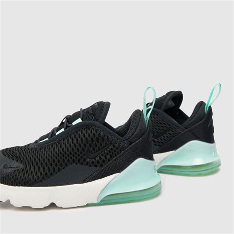 Kids Unisex Black & Green Nike Air Max 270 Trainers | schuh