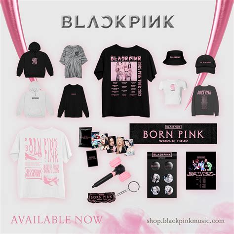 BLACKPINK [BORN PINK] TOUR MERCH COLLECTION U.S. STORE PRE-ORDER ...